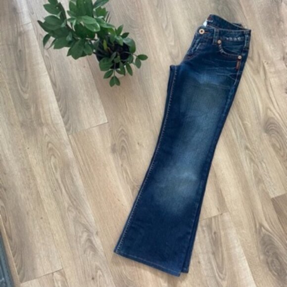 Silver Jeans Dark Blue "Tia" Flare Jeans - Picture 15 of 16